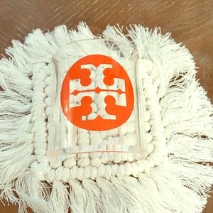 Authentic Tory Burch lucite cuff.